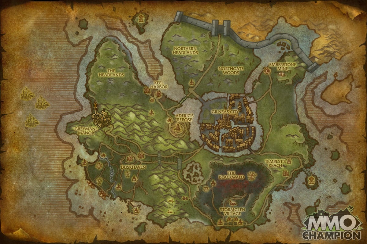 Azeroth Map